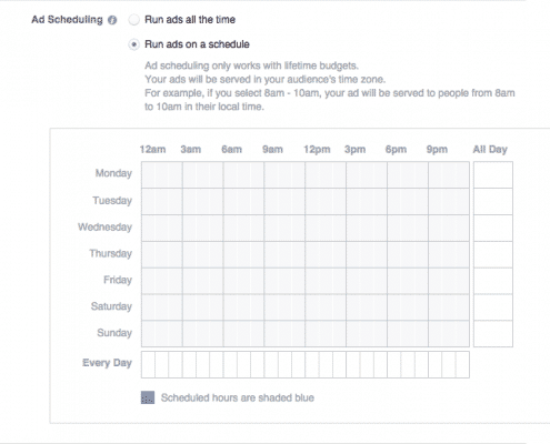 optimize facebook ad scheduling