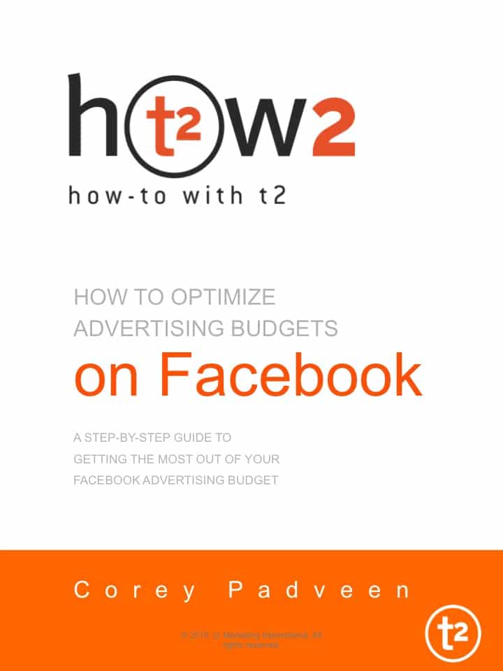 How-to with t2 Optimize Advertising Budgets on Facebook Cover Image